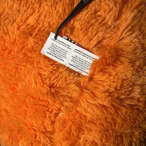 Fiesta 20” Chicken Rooster Plush Animal Toy Orange White Round Soft Pillow NWT - Picture 8 of 10